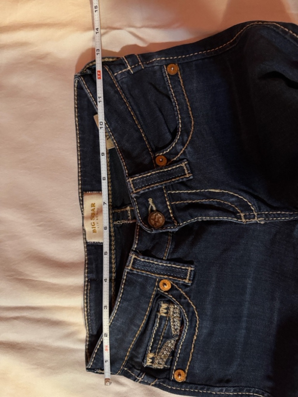 Big Star Jenae Embroidered Pockets Skinny Jeans - Picture 6 of 10